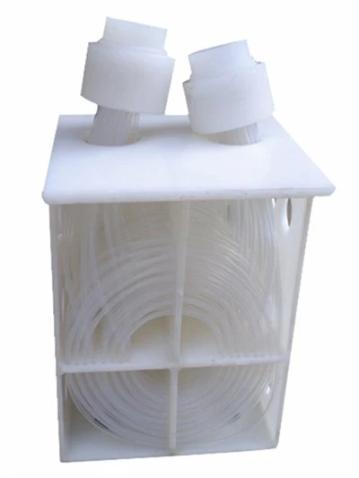 เครื่องแลกเปลี่ยนความร้อนฟลูออโรเรซิ่นป้องกันการกัดกร่อน (PTFE/FEP/PFA)